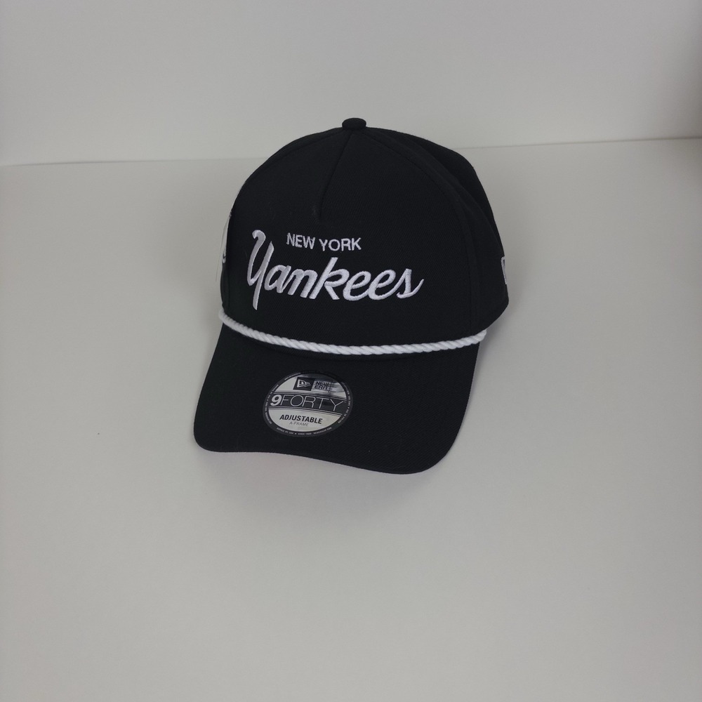 NWT New York Yankees New Era A-Frame Hat Mens Snapback M-Crown Rope 9FORTY New